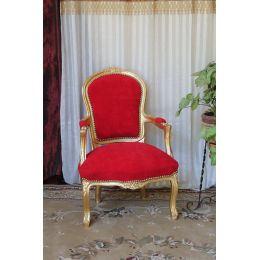 Fauteuil Cabriolet Style Louis XV